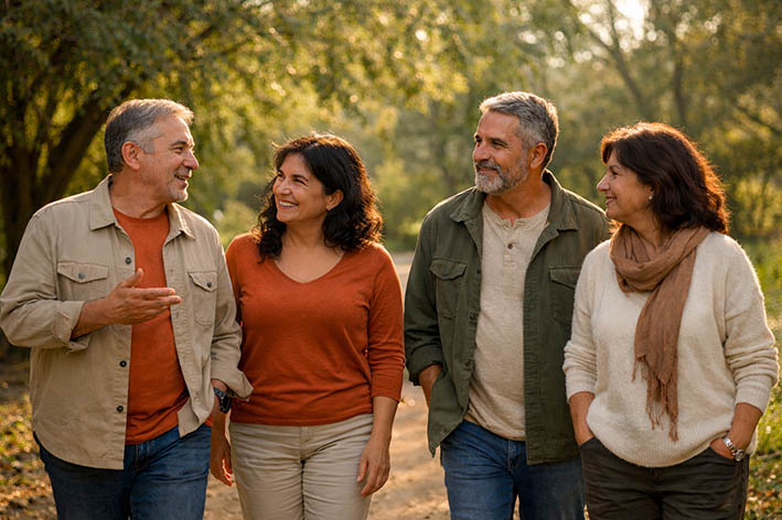 Después de los 50, hacer amigos no es igual… pero es posible